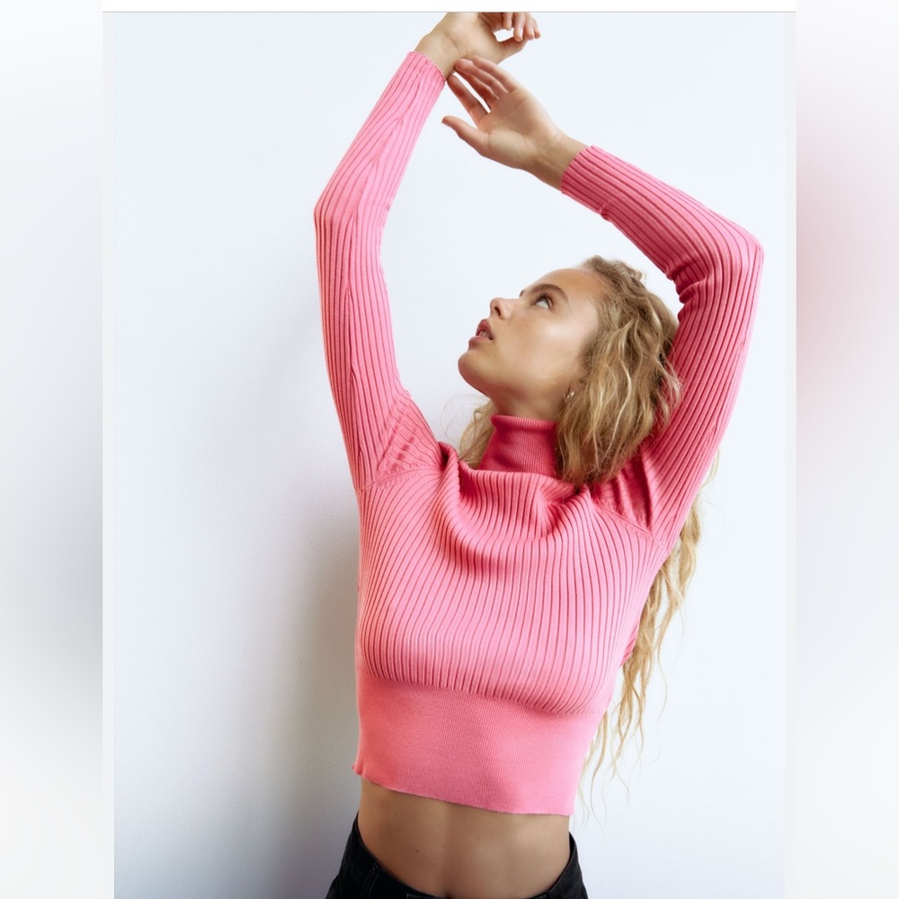 Zara Ribbed Sweater - Picture 2 of 5